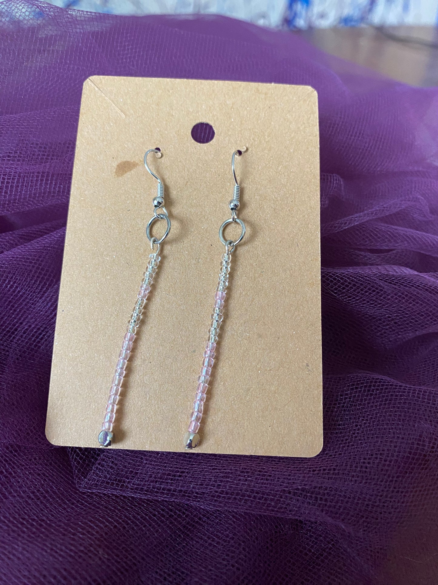 Glass Seed Bead Earrings
