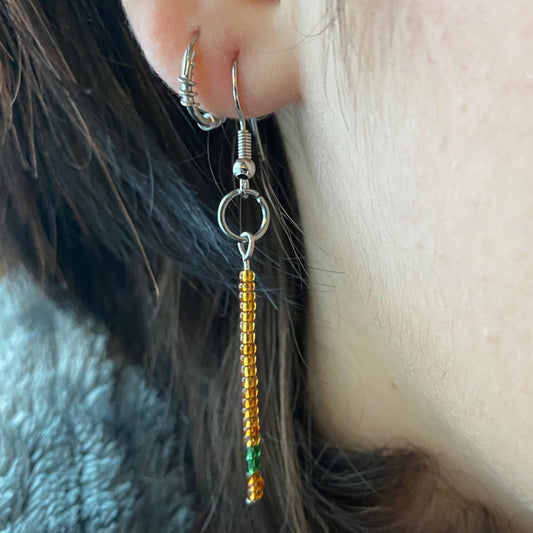 Glass Seed Bead Earrings