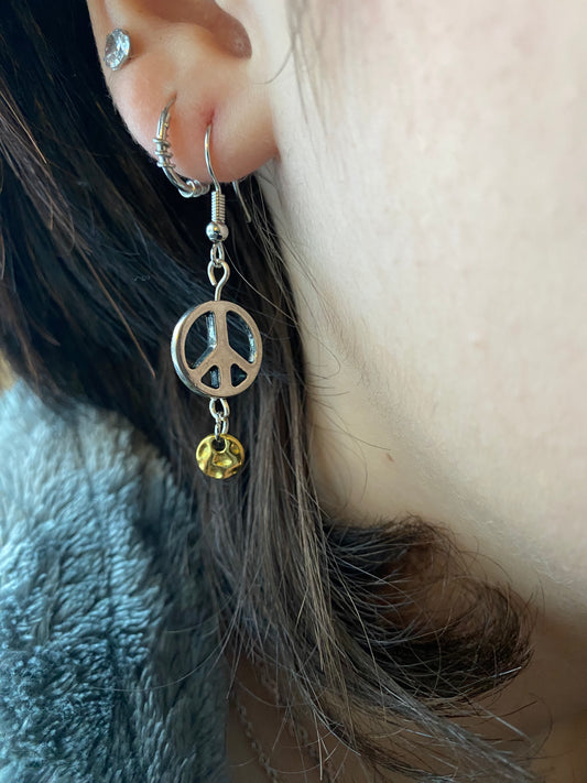 Peace Sign Earrings