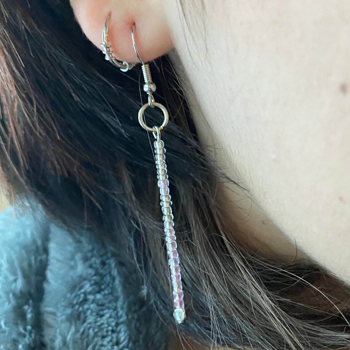 Glass Seed Bead Earrings